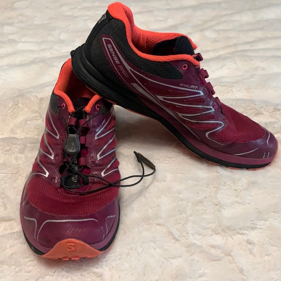 Salomon 7.5 Sense Pro purple sneakers - Picture 1 of 5